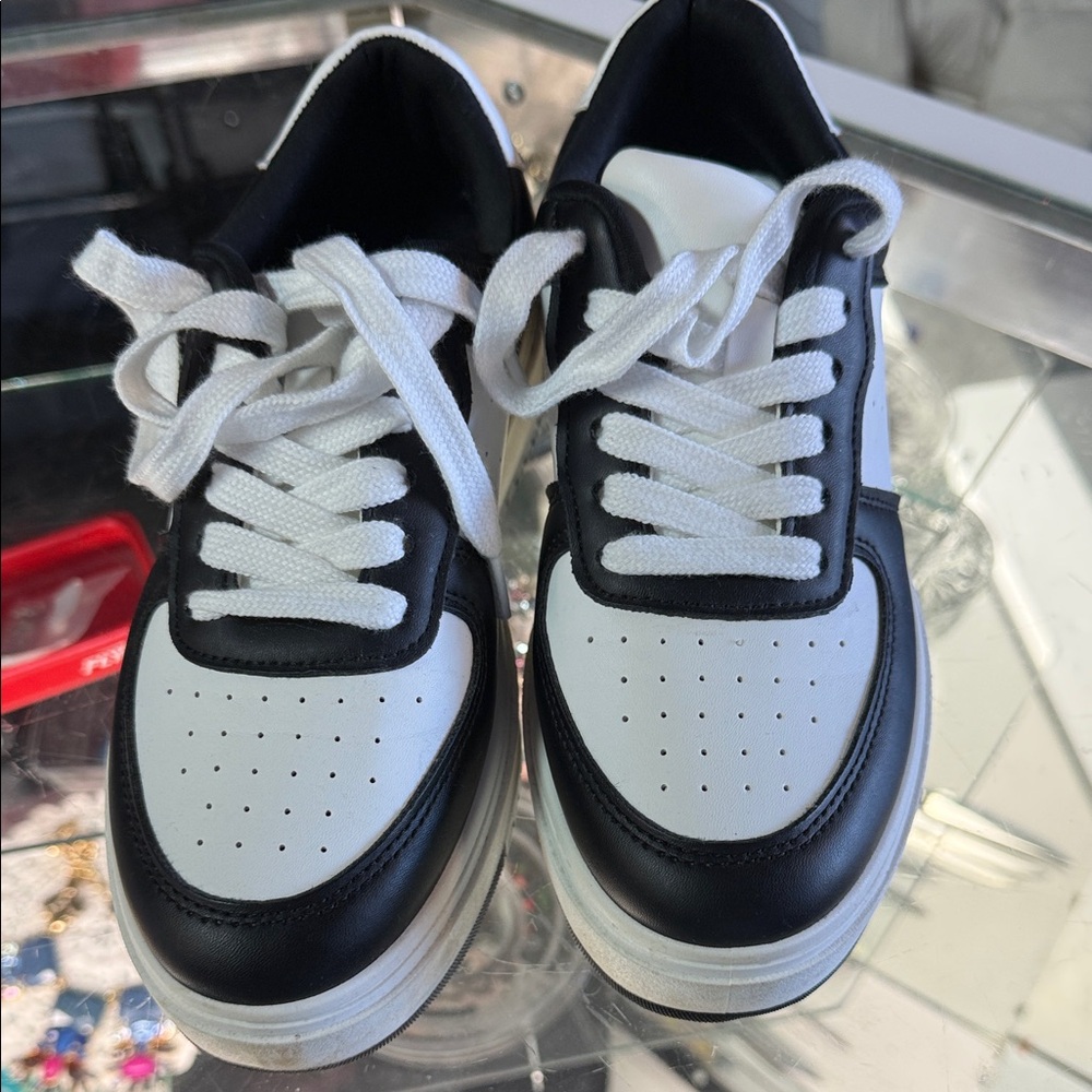 Black and White Sneakers